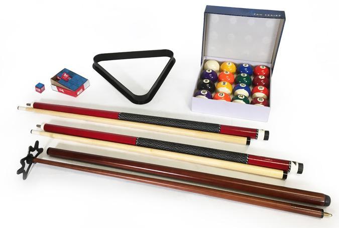Majestic Amboise Black 8' Slate Pool Table - White Billiards