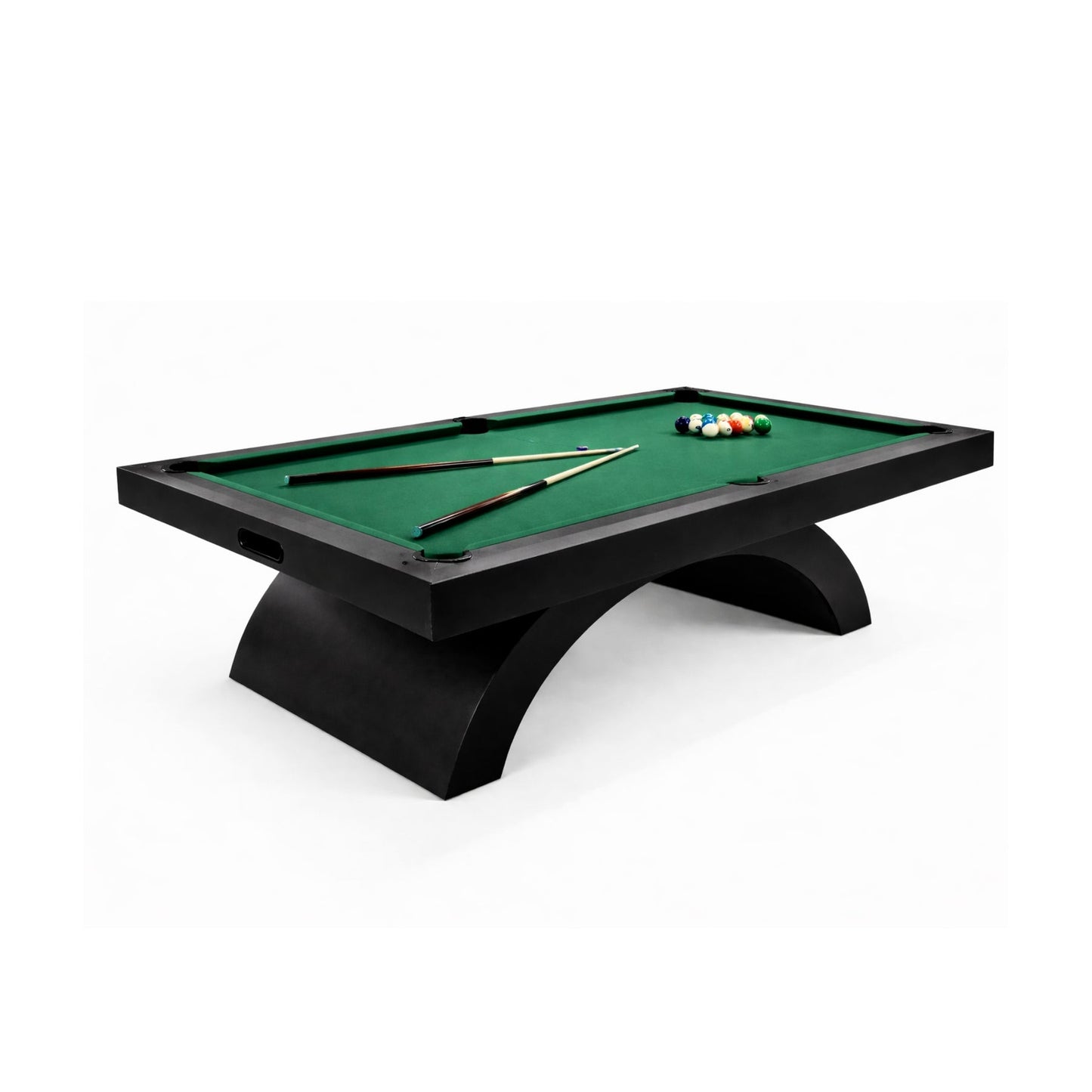 White Billiards Karmen Modern Slate Pool Table - White Billiards