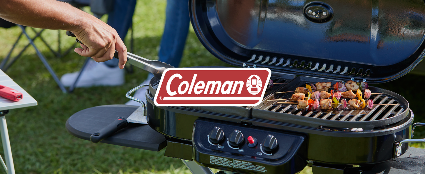The Coleman Portable Stand-Up Propane Outdoor Grill