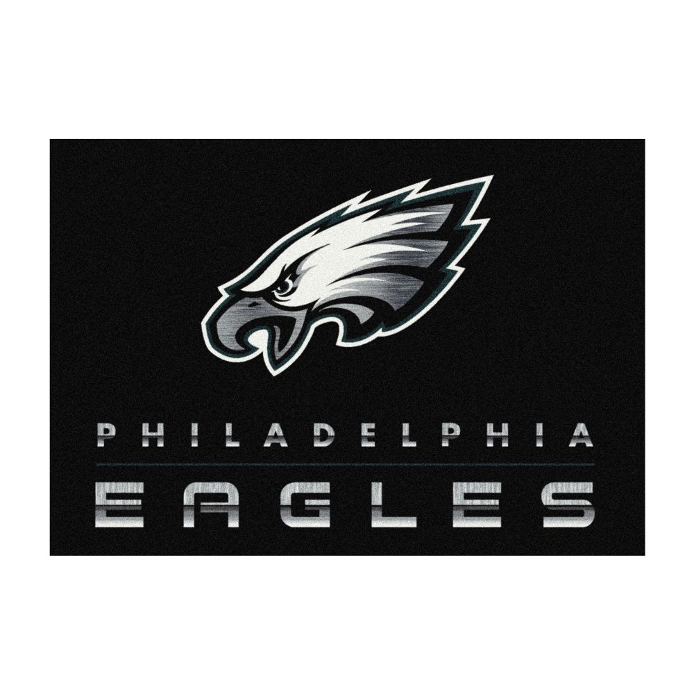 Imperial NFL 8x11 Chrome Rug - White Billiards