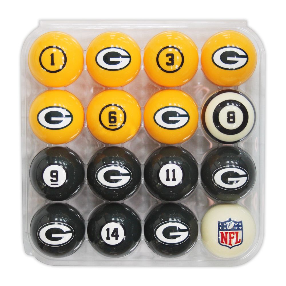 Imperial Kansas City Chiefs Billiard Ball Set with Numbers