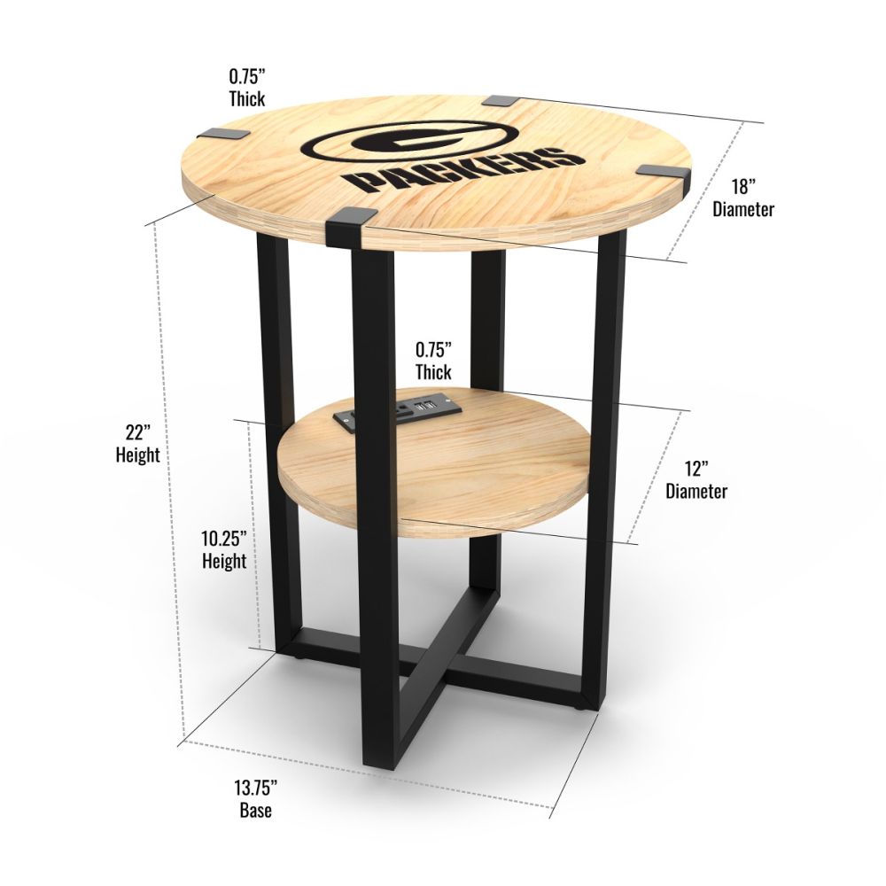 Imperial NFL Side table with Charger
