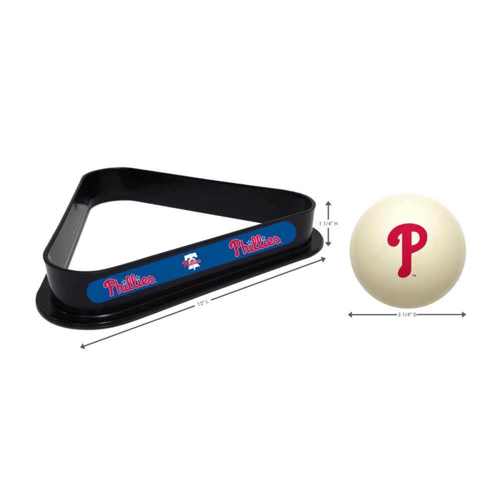 Imperial International MLB Cue Ball & Ball Rack - White Billiards