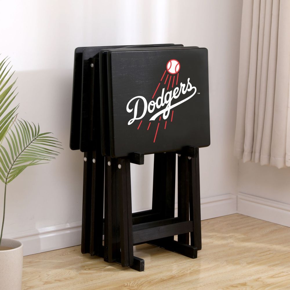 Imperial International MLB Tv Trays W/Stand - White Billiards
