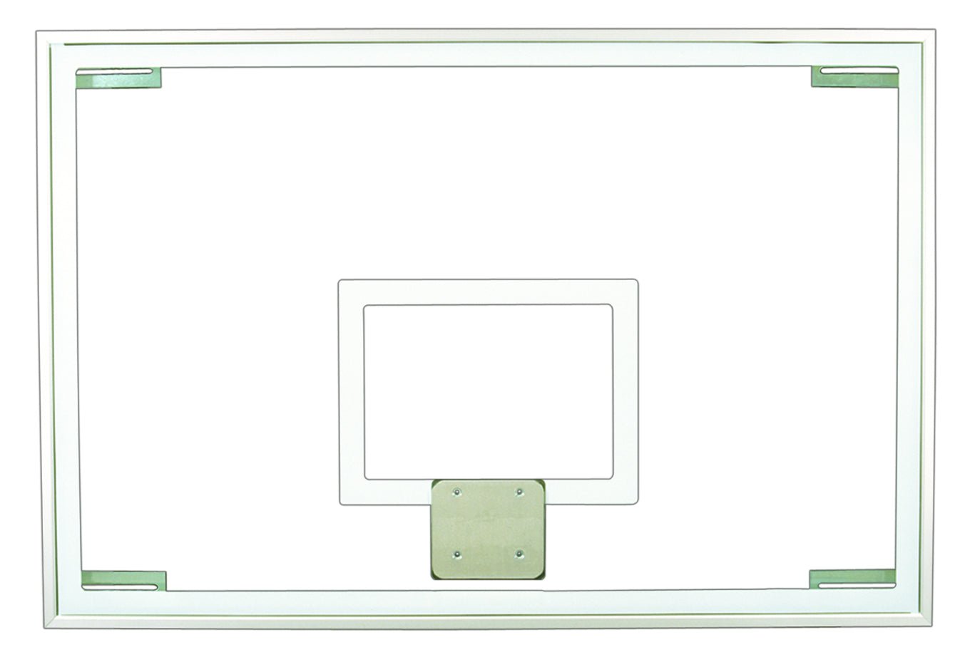 FT236 Competition Glass Basketball Backboard - White Billiards