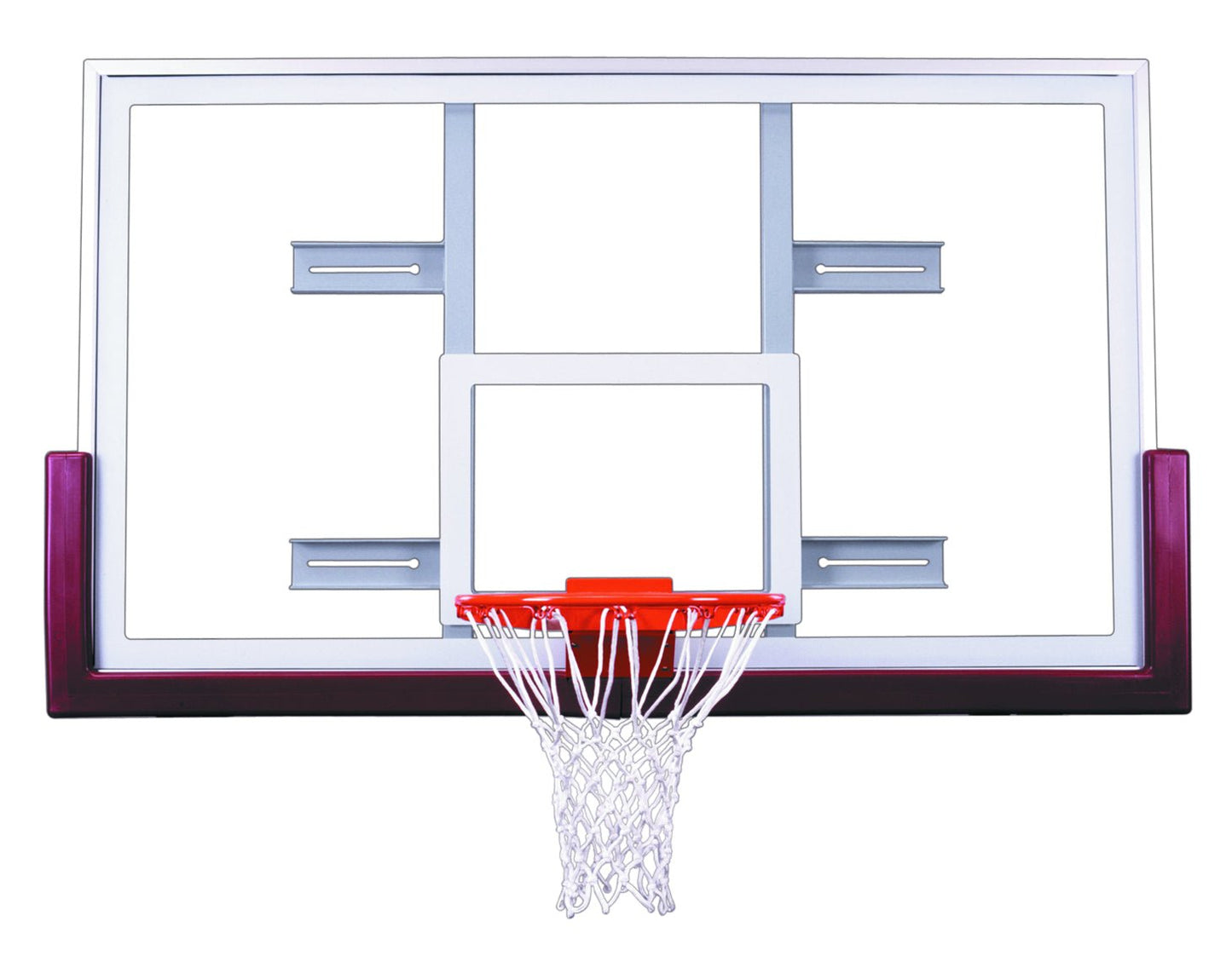 FT240 Competition Glass Basketball Backboard - White Billiards