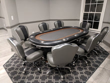 Load image into Gallery viewer, White Billiards Henderson Texas Hold&#39;Em Poker Table