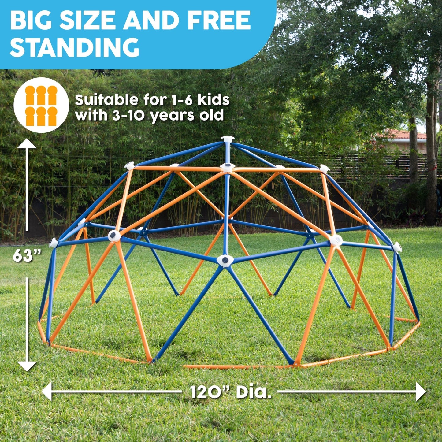 Big Sky 10 Ft. Climbing Dome - White Billiards