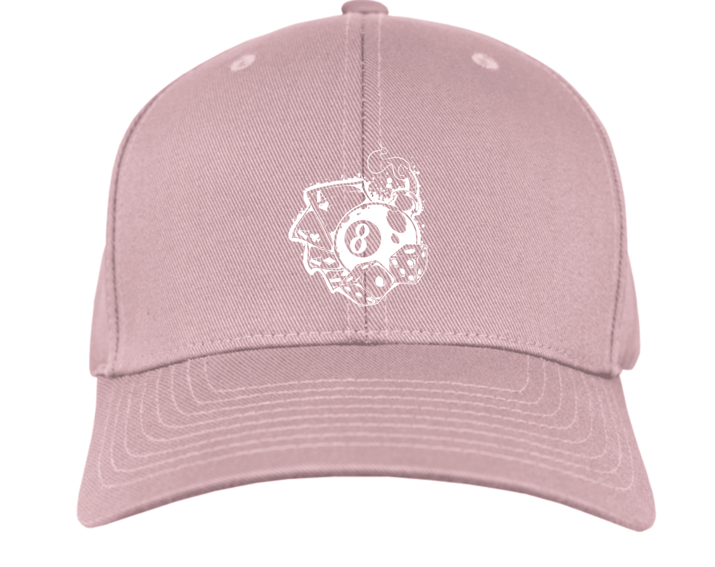 White Billiards Baseball Cap - White Billiards
