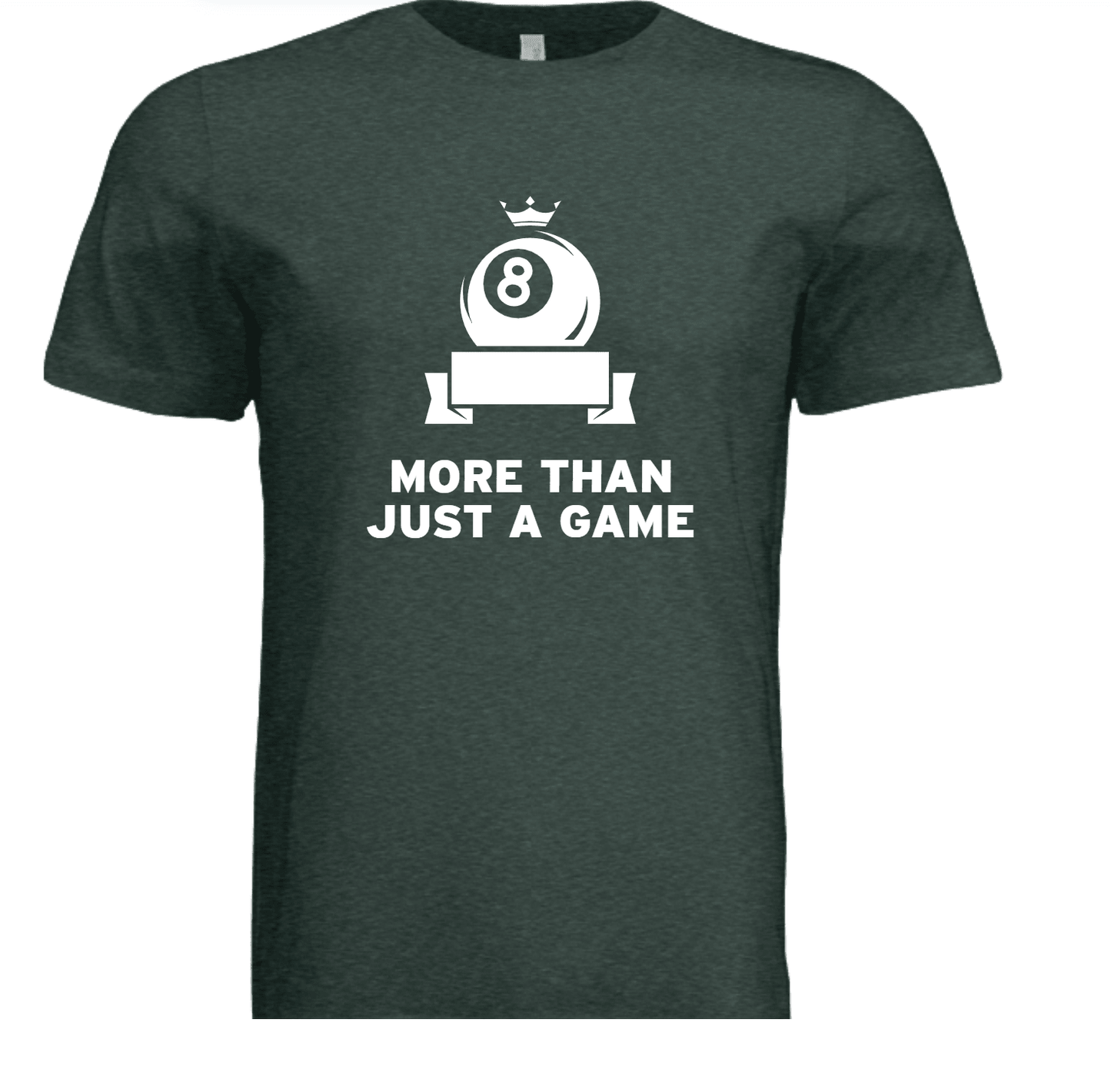 Crown Billiards T-Shirt - White Billiards