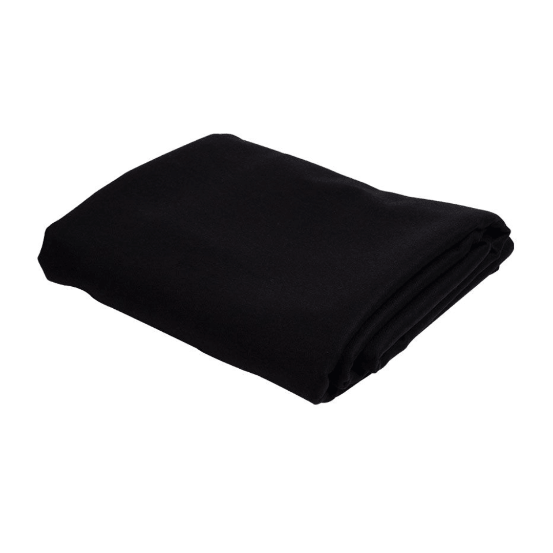 Simonis 860 Black Pool Table Cloth - White Billiards
