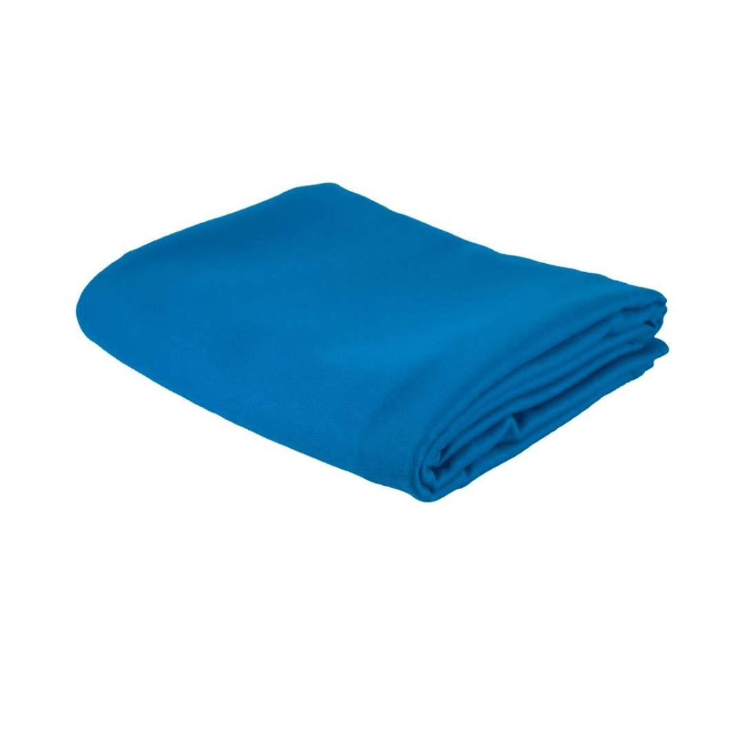 Simonis 860 Electric Blue Pool Table Cloth - White Billiards