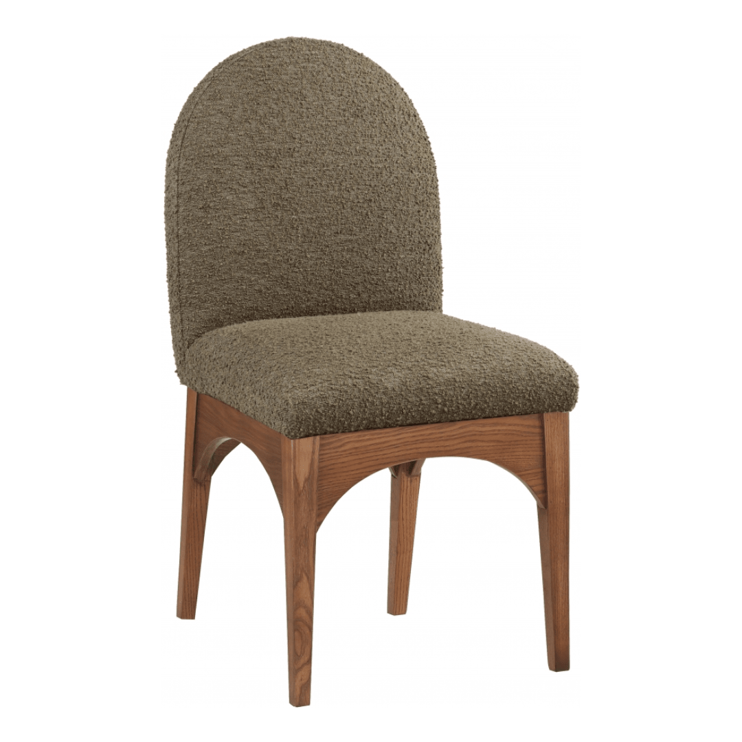 Waldorf Boucle Fabric Dining SIde Chair - White Billiards