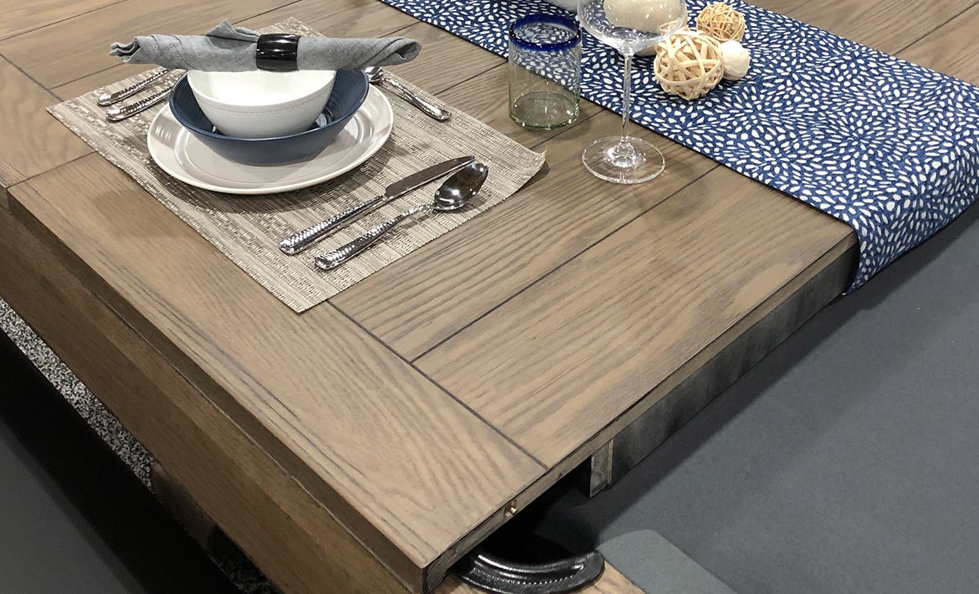 The Viking Rustic Wood Pool Table