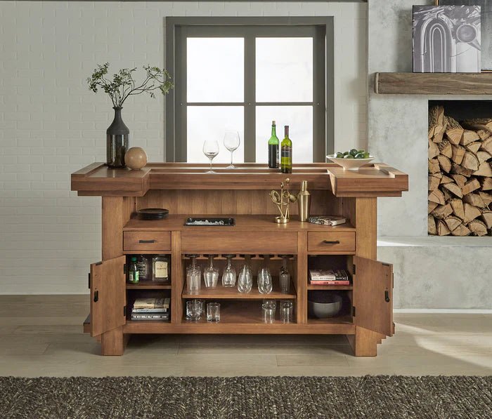 ALTA HOME BAR (BRUSHED WALNUT) - White Billiards