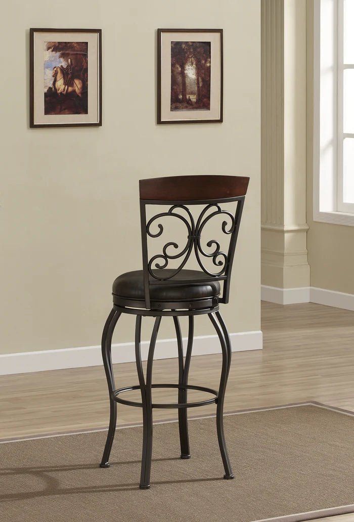 AMELIA STOOL (PEPPER) - White Billiards