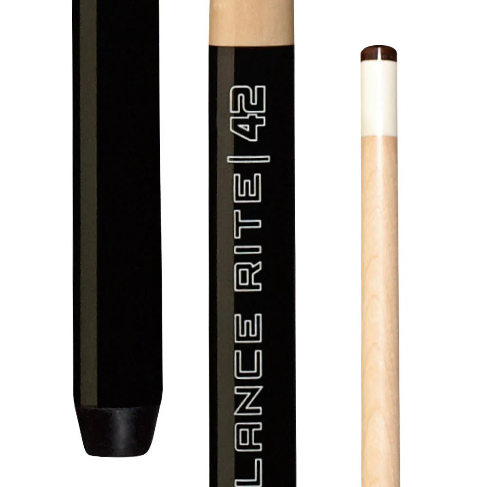 Balance Rite One - Piece Shorty Cue - White Billiards