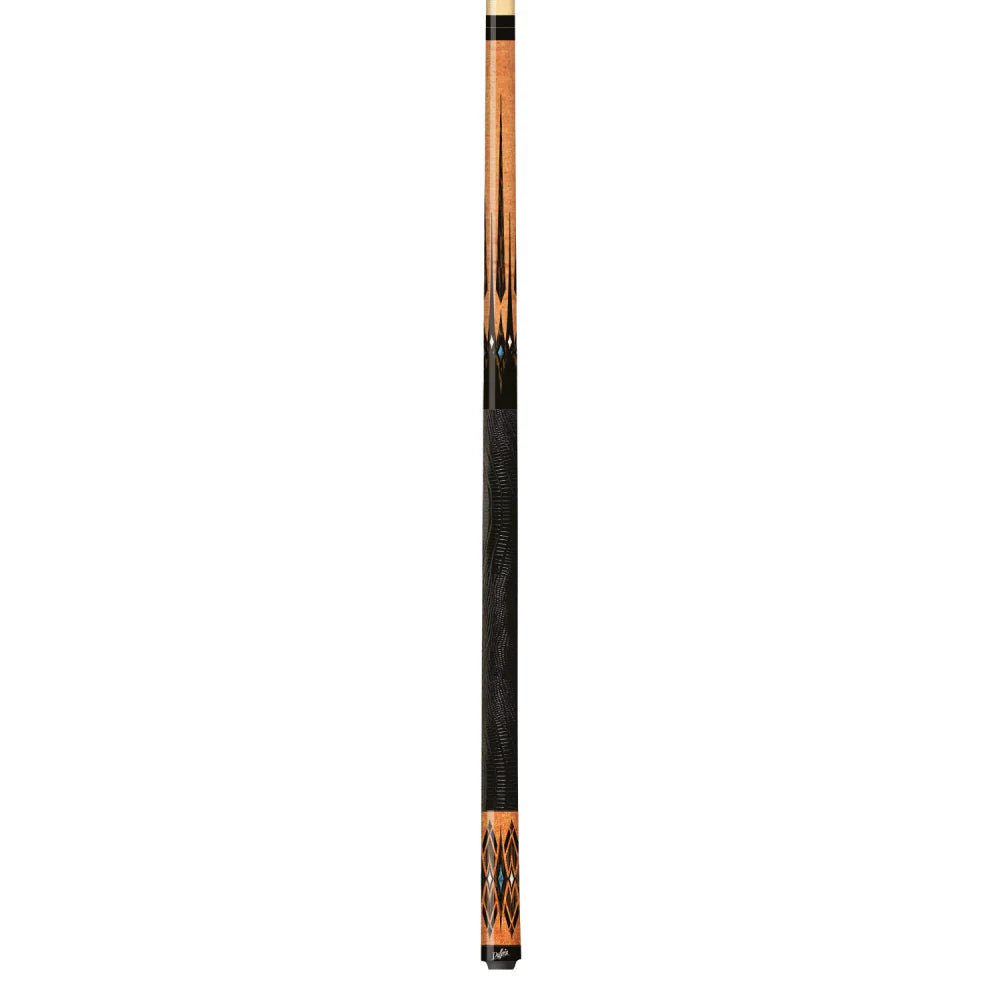 Dufferin Black & Antique Curly with Embossed Leather Wrap - White Billiards