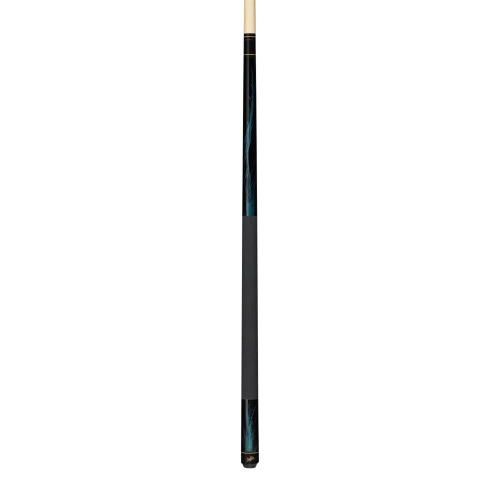Dufferin Blue Flame Cue with Neoprene Wrap - White Billiards