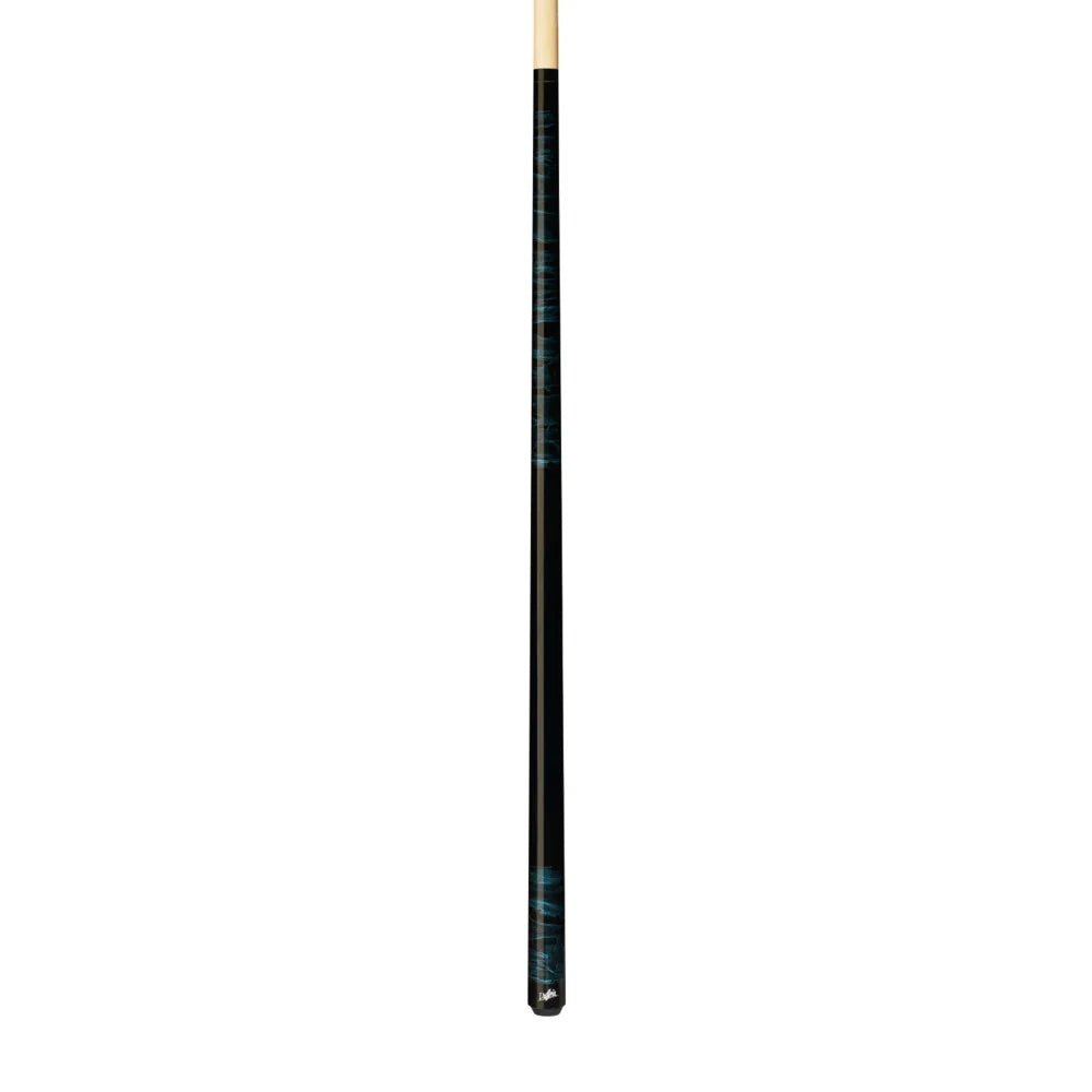Dufferin Blue Marble Wrapless Cue - White Billiards