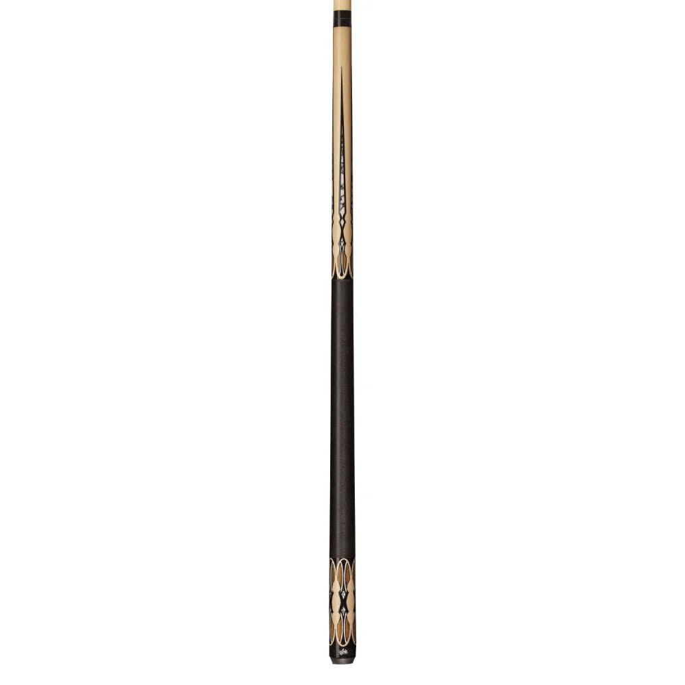 Dufferin Natural & Bocote Cue with Black Linen Wrap - White Billiards