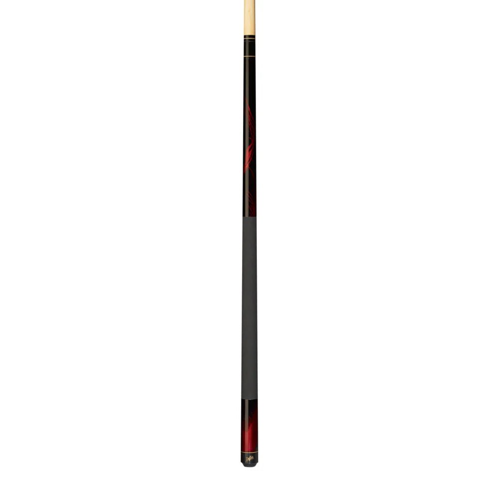 Dufferin Red Flame Cue with Neoprene Wrap - White Billiards