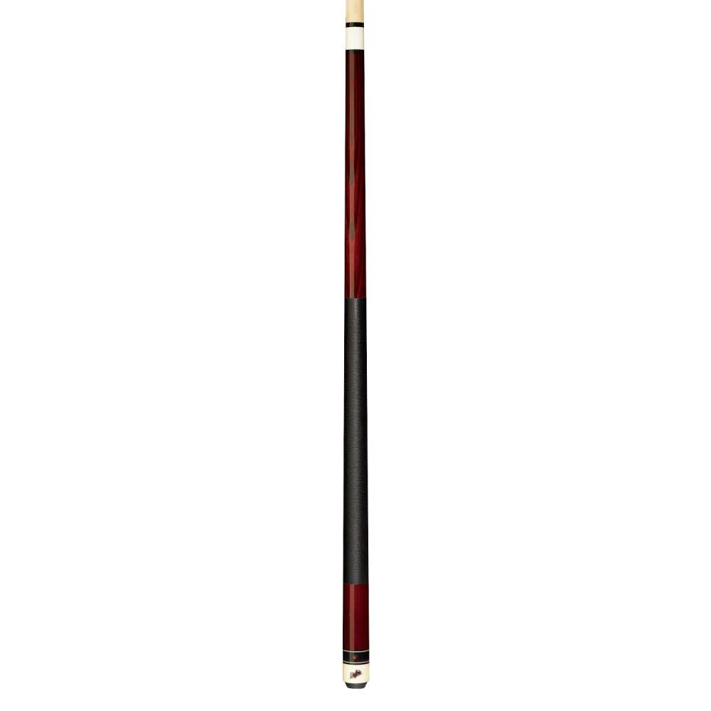 Dufferin Red Stain Cue with Nylon Wrap - White Billiards