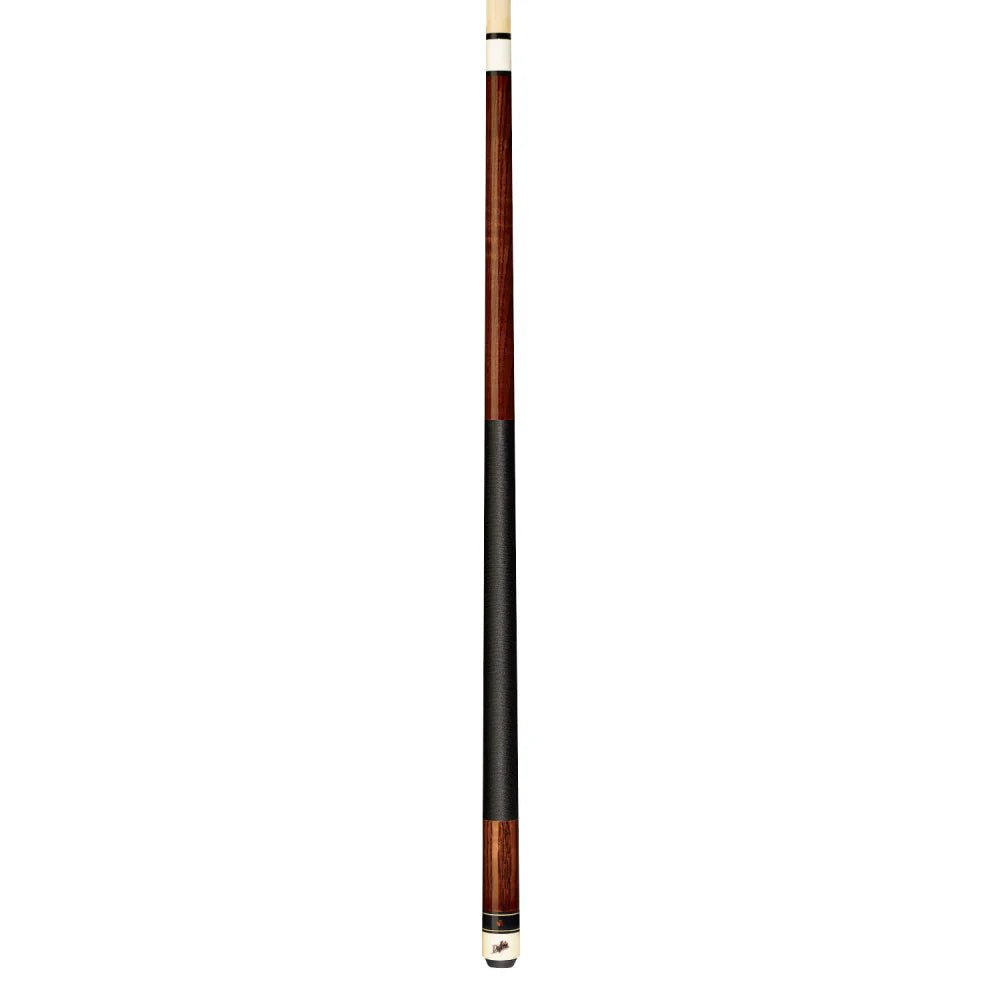 Dufferin Walnut Stain Cue with Nylon Wrap - White Billiards