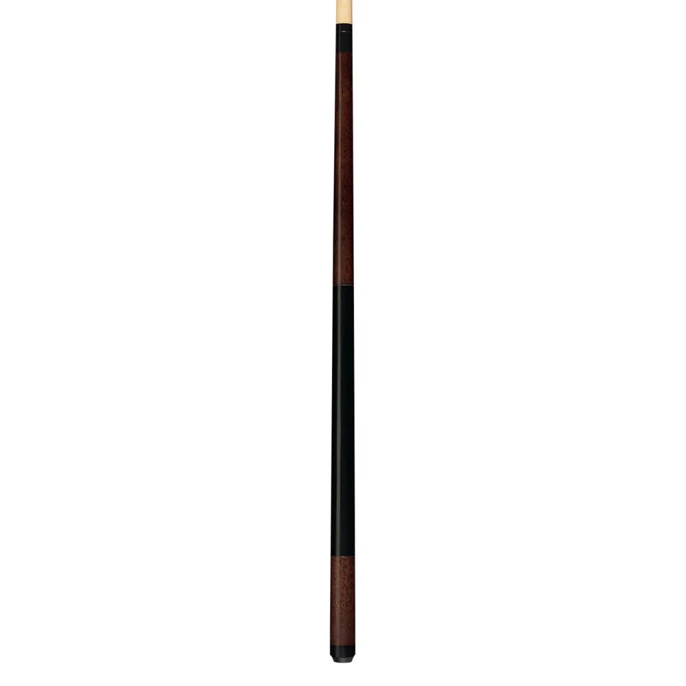 Energy By Players Dark Walnut Stain Wrapless Cue - White Billiards