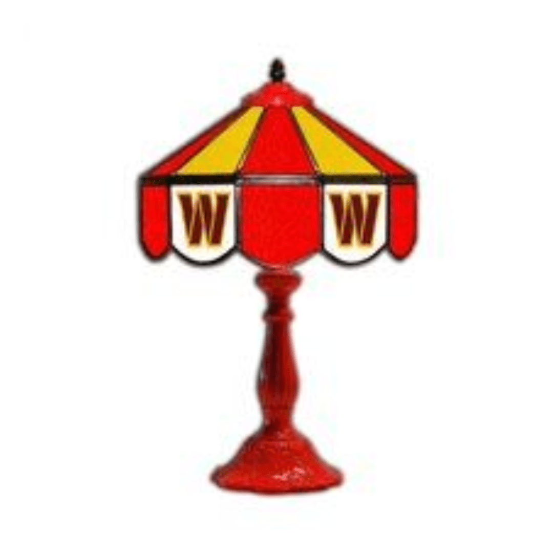 Imperial NFL 21" Glass Table Lamp - White Billiards