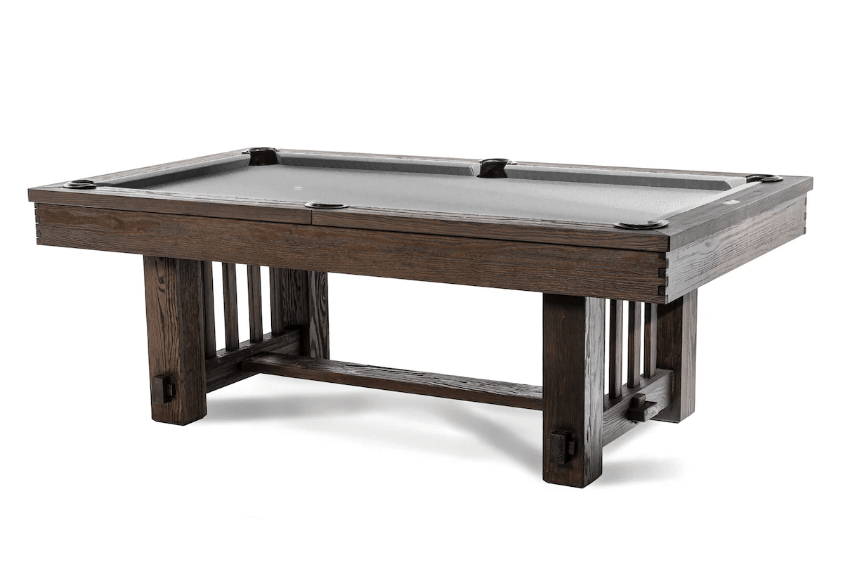 Spencer Marston Canyon Dining Pool Table - White Billiards