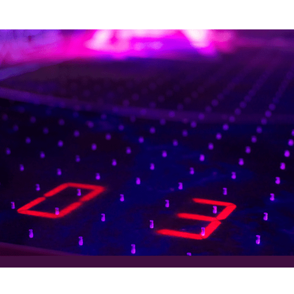 Valley Dynamo Coin-Operated Cosmic Thunder Air Hockey Table