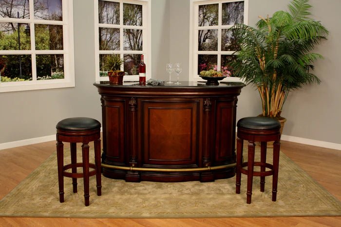 EMILIO HOME BAR (CHESTNUT) - White Billiards