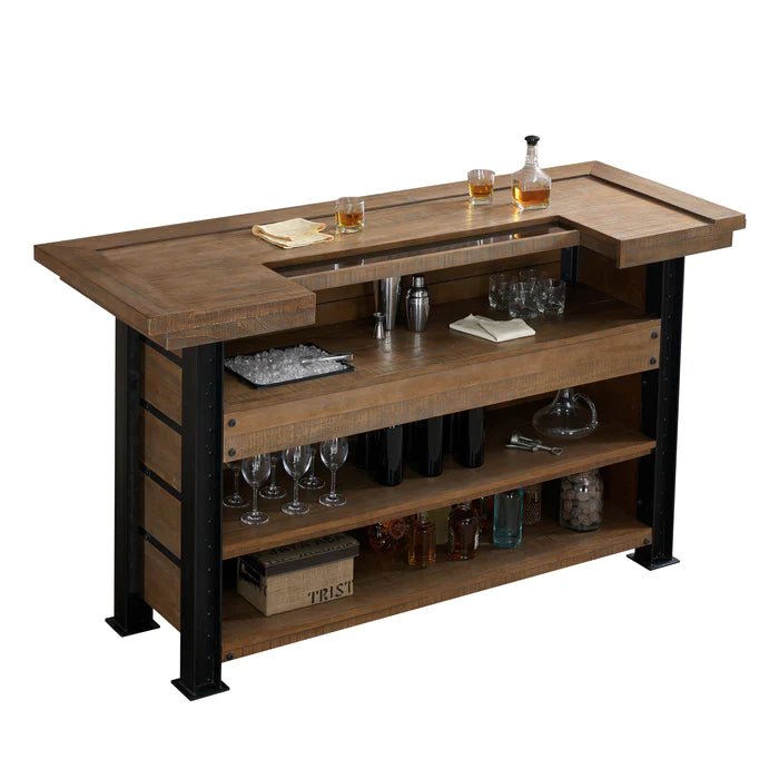 GATEWAY HOME BAR (RECLAIMED) - White Billiards