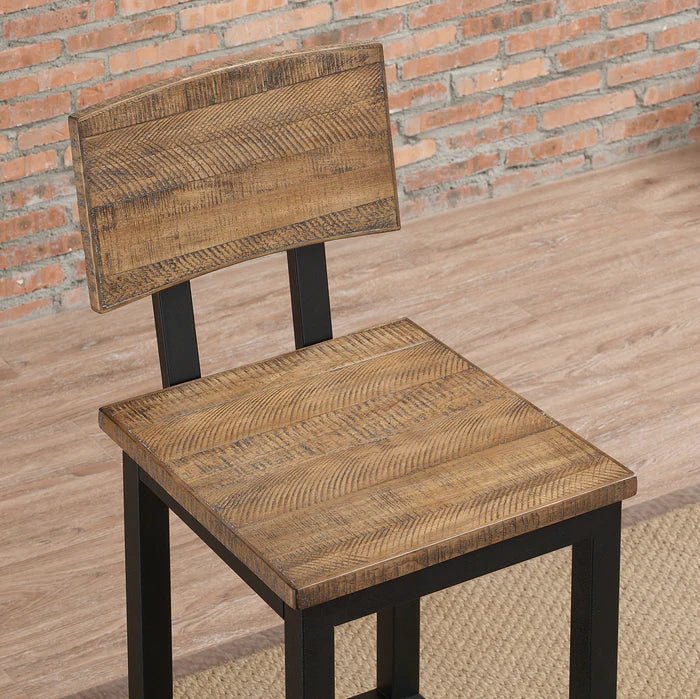 GATEWAY STOOL (RECLAIMED WOOD) - White Billiards