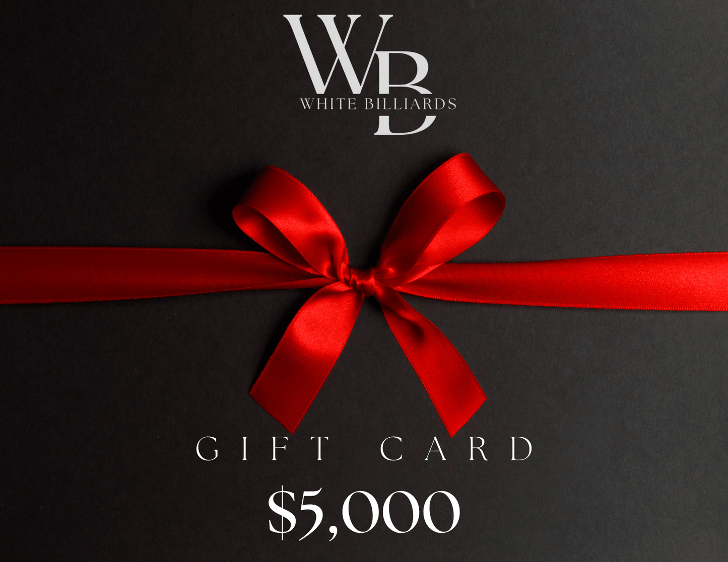 White Billiards Gift Card - White Billiards