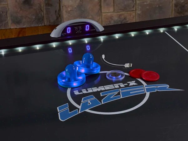 Triumph Lumen - X Lazer Hockey Table 72" - White Billiards