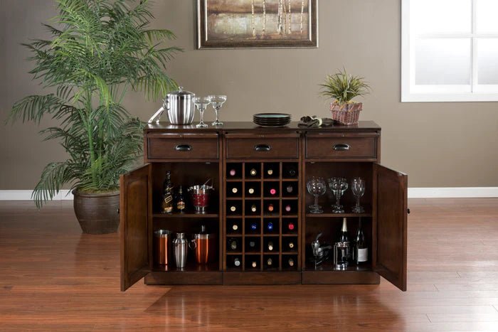 NATALIA WINE CABINET (NAVAJO) - White Billiards