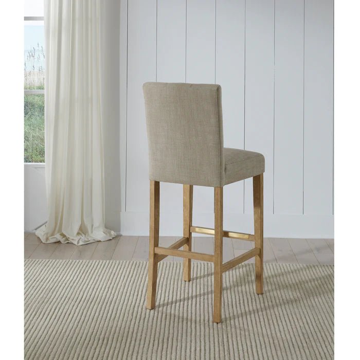 PORT ROYAL BAR HEIGHT STOOL (WHITE OAK) - White Billiards