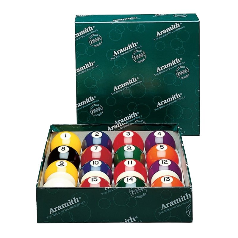 PBB Aramith Premier Belgian Ball Set - White Billiards