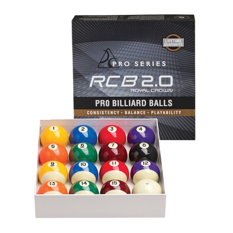 RCB2.0 Pro Series Pro Ball Set with Lifetime Warranty - White Billiards