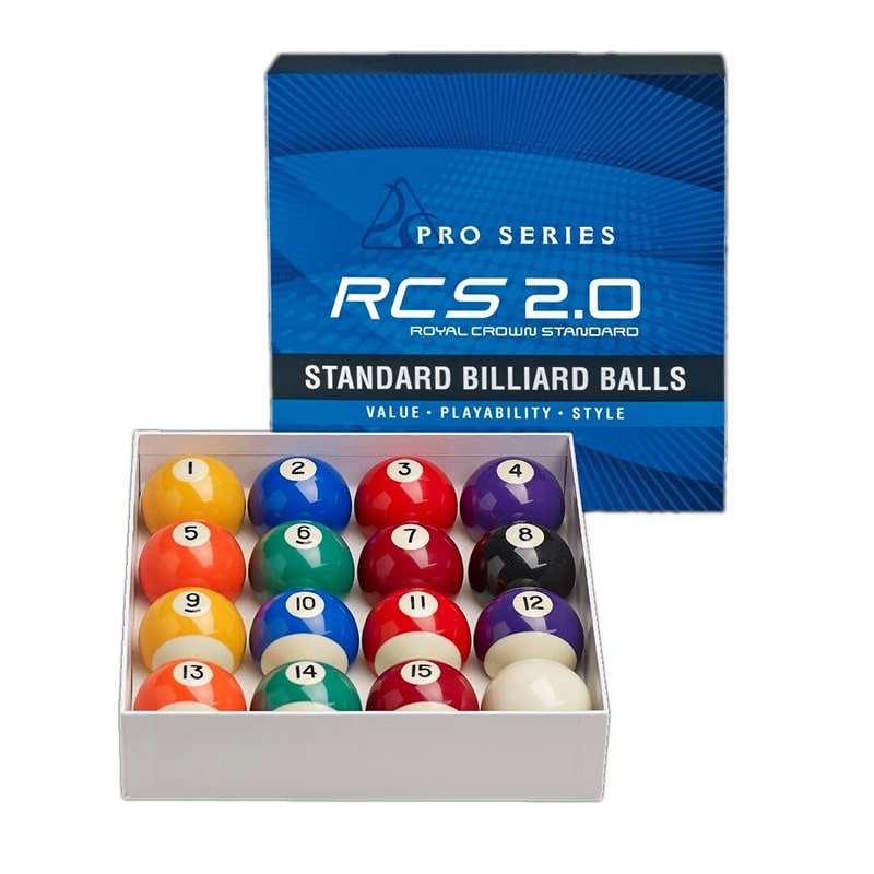RCS2.0 Pro Series Standard Billiard Ball Set - White Billiards
