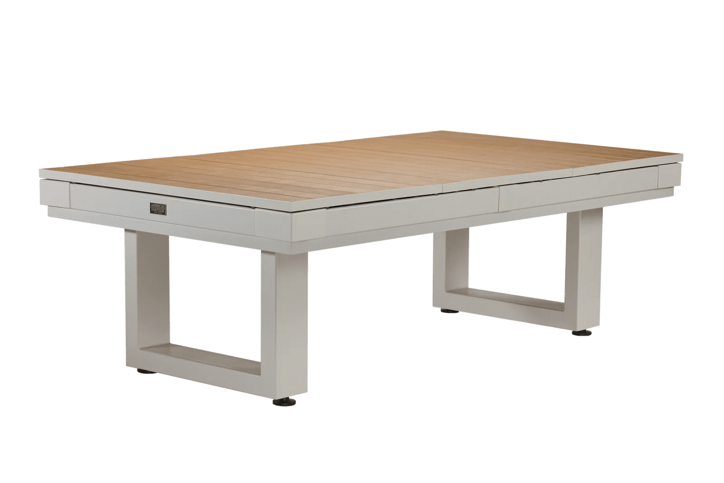 American Heritage Lanai Outdoor Pool Table - White Billiards