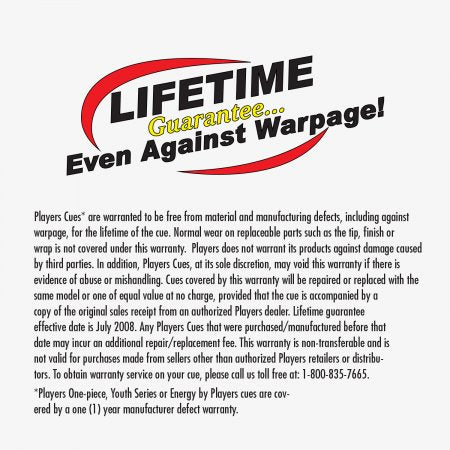 JB5 Players® Jump/Break Midnight Black & Double Quick Release Joints Pool Cue