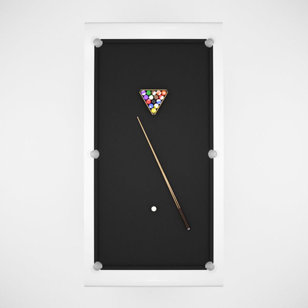 White Billiards Sofia Pool Table - Game Room Setup - Luxury Billiard Table