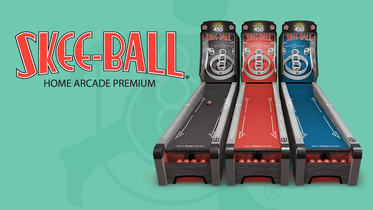 Skee - Ball® Home Arcade Premium - White Billiards