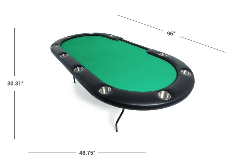 BBO Poker Aces Pro Tournament Poker Table - White Billiards