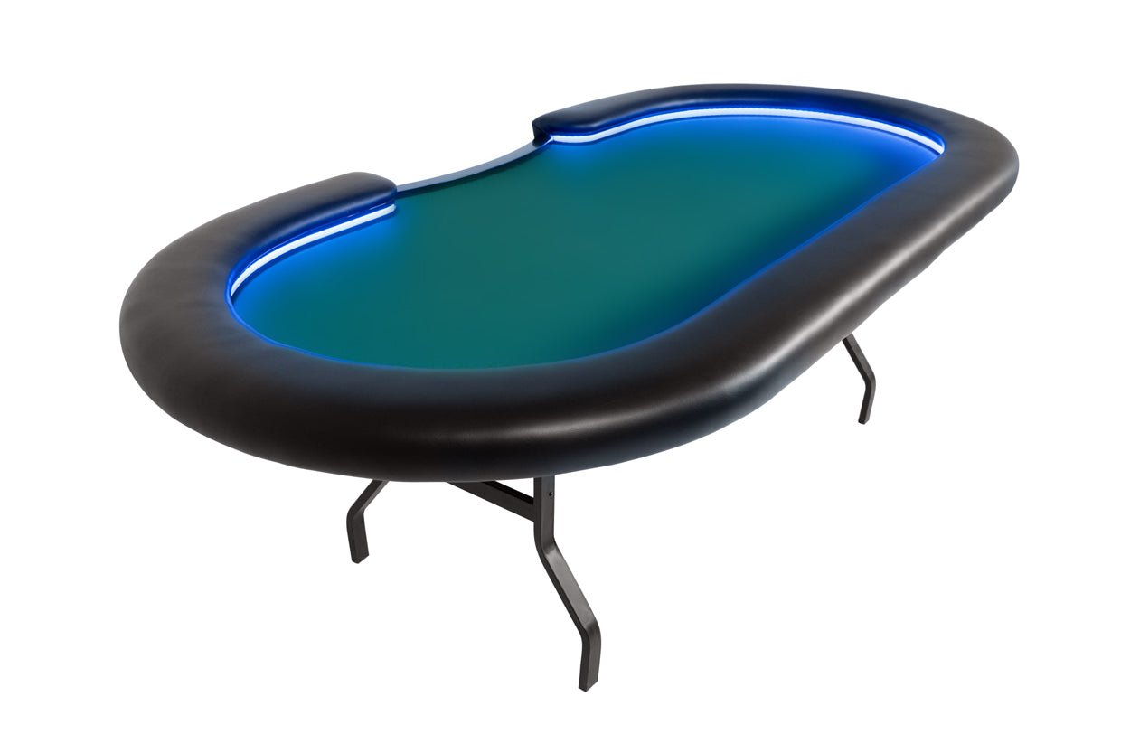 BBO Poker Aces Pro Alpha Poker Table - White Billiards