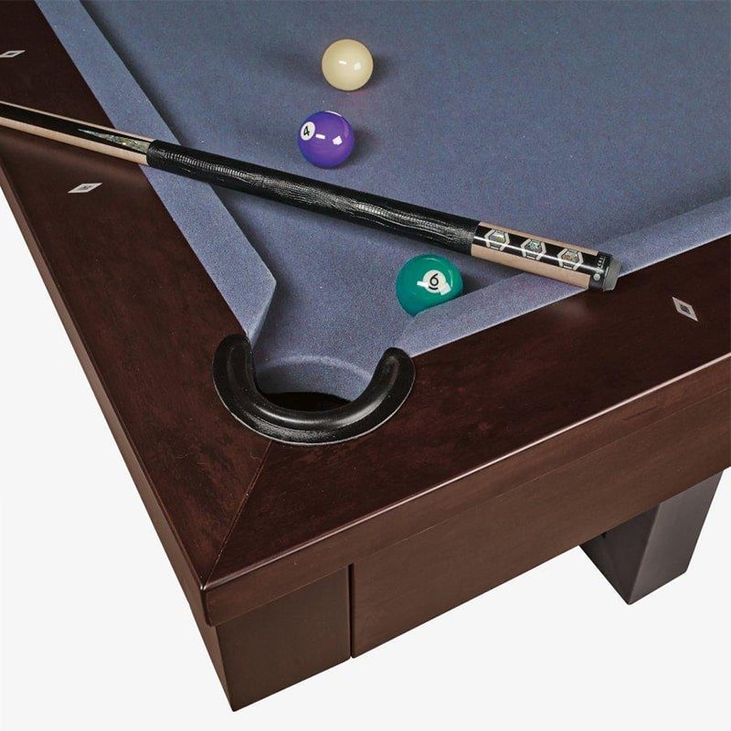 The Abbey HJ Scott 8' Billiard Table By American Heritage - White Billiards