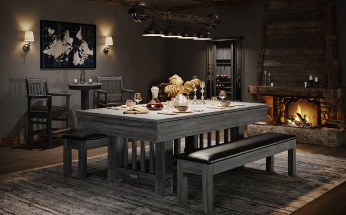 Spencer Marston Cheyenne Dining Pool Table